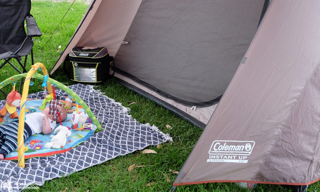 Review Is the Coleman Instant Up Tent 6P family friendly Never Ending Honeymoon