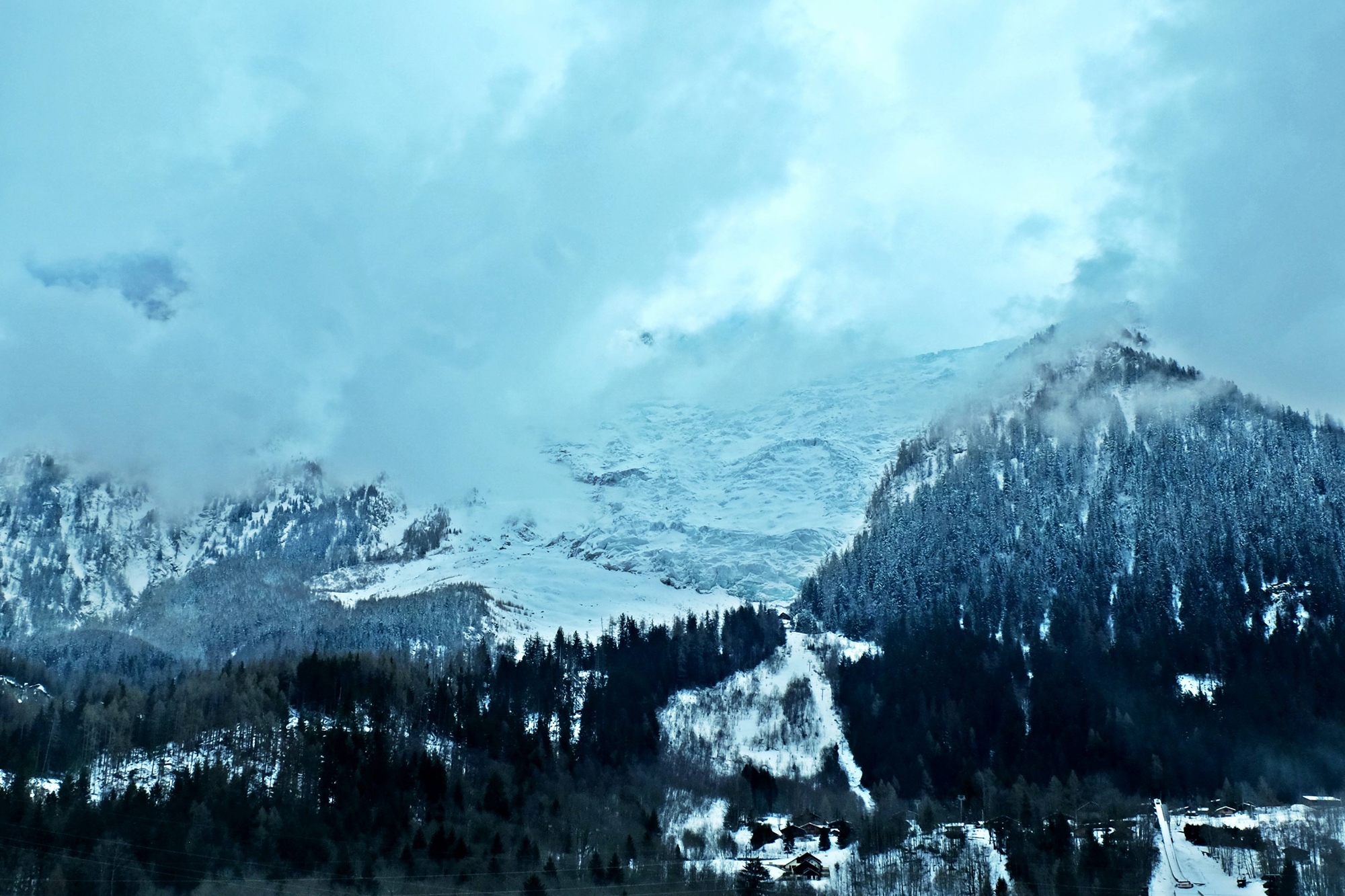 Mer de Glace (Sea of Ice) in Chamonix, French Alps