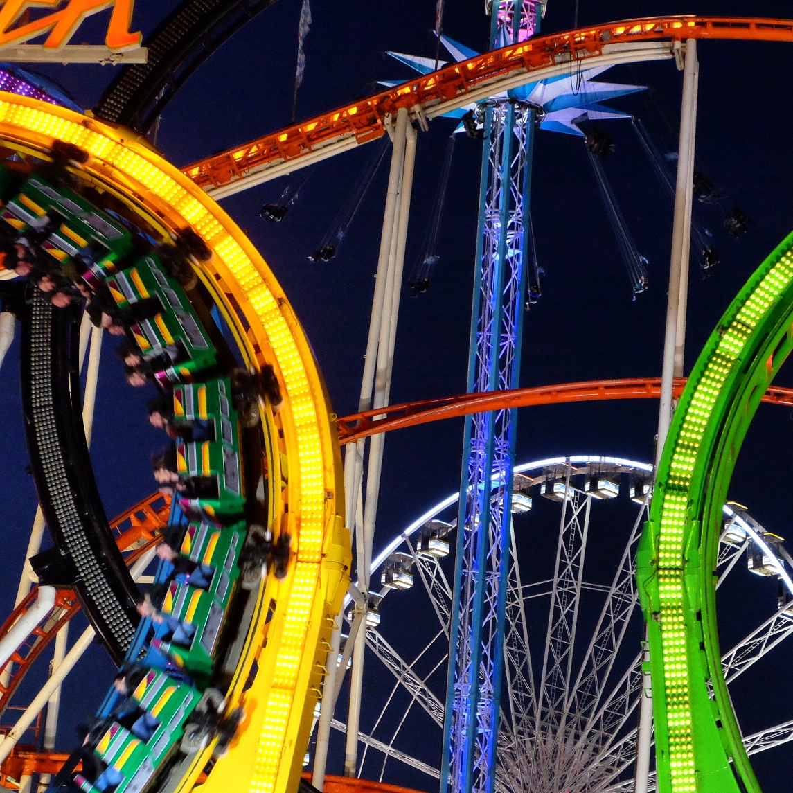 Fun at Winter Wonderland in London